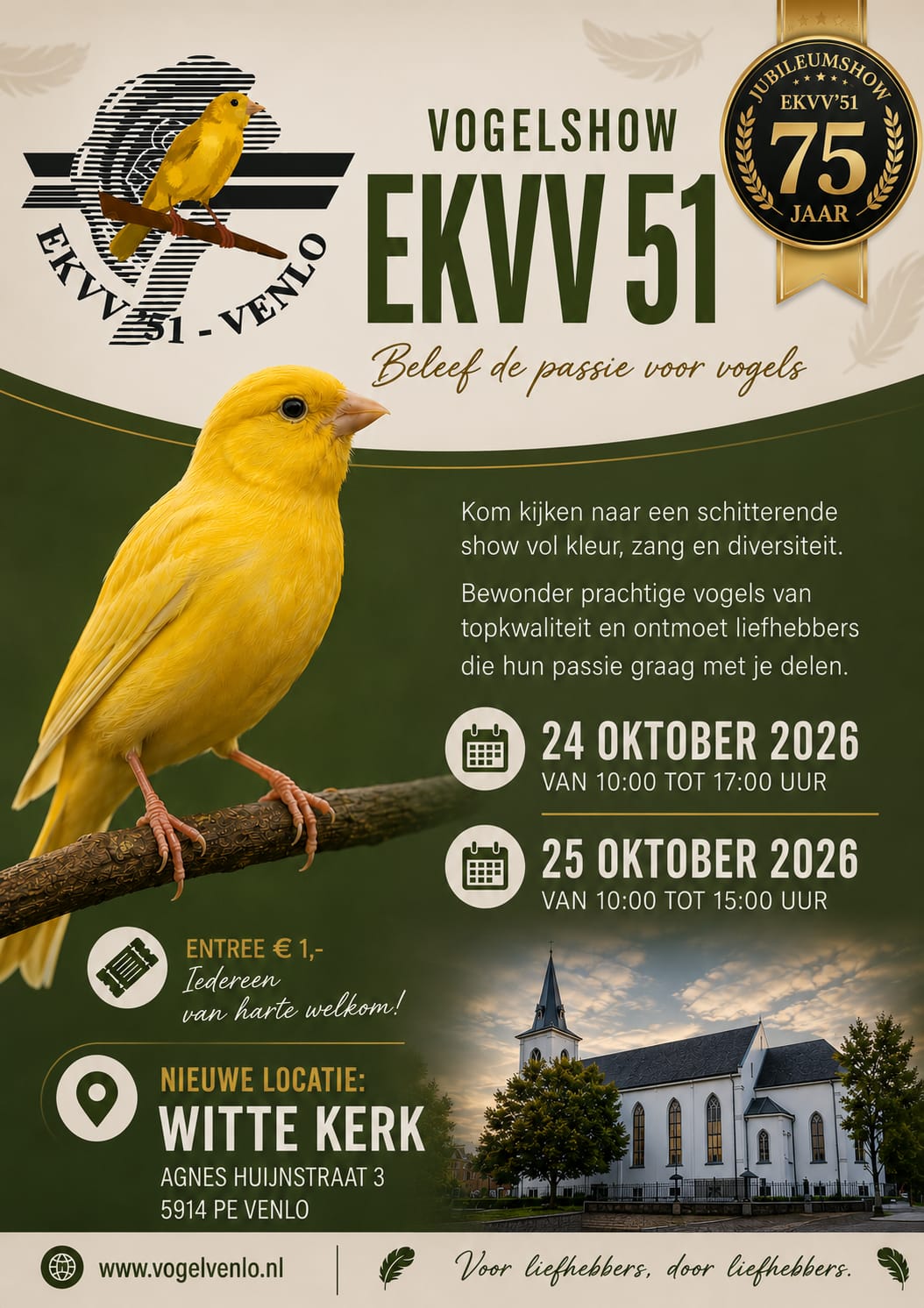flyer vogelshow 2026
